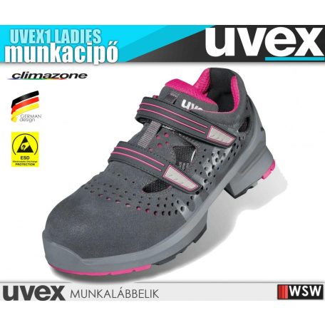 Uvex UVEX1 LADIES S1 női technikai munkacipő - munkabakancs