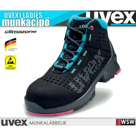 Uvex UVEX1 LADIES S1 női technikai munkacipő - munkabakancs