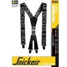 Snickers LOGO BLACK szövet hozentroger nadrágtartó - munkaruha