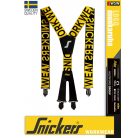 Snickers LOGO YELLOW szövet hozentroger nadrágtartó - munkaruha