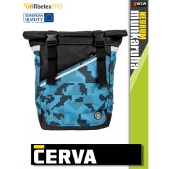   Cerva NEURUM PETROL CAMO prémium oldal és hátitáska - munkaruha