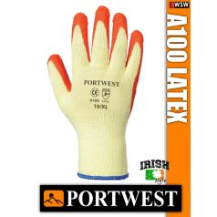 Portwest A100 LATEX mártott védőkesztyű - munkakesztyű