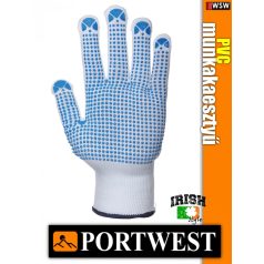 Portwest NYLON PVC pontozott védőkesztyű - munkakesztyű
