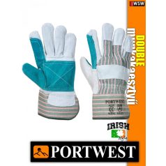 Portwest DOUBLE bőr védőkesztyű - munkakesztyű