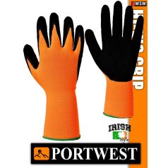 Portwest HI-VIS GRIP mártott védőkesztyű - munkakesztyű