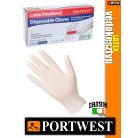 Portwest LATEX púderes védőkesztyű 100 db - munkakesztyű