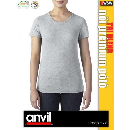 Anvil Tri-Blend női póló