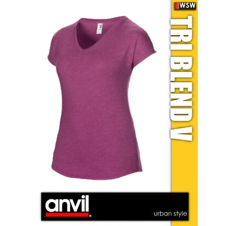 Anvil Tri-Blend V női póló
