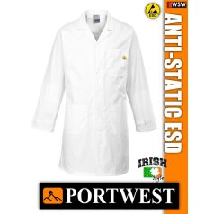   Portwest ESD WHITE antisztatikus hosszúujjú köpeny - munkaruha