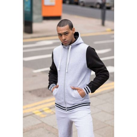 AWDis URBAN VARSITY kapucnis pulóver - munkruha