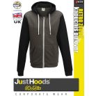 AWDis RETRO ZOODIE kapucnis zippzáros pulóver - munkruha