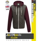 AWDis RETRO ZOODIE kapucnis zippzáros pulóver - munkruha