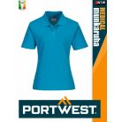 Portwest MEDICAL WHITEAQUA NAPLES női galléros munkapóló - munkaruha