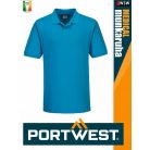 Portwest MEDICAL WHITEAQUA NAPLES férfi galléros munkapóló - munkaruha