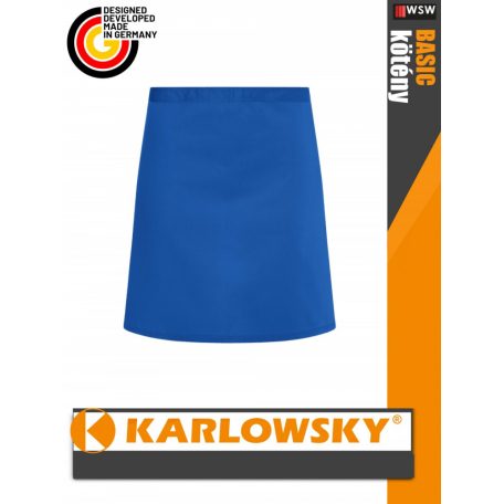Karlowsky BASIC BLUE kevertszálas 70X55 cm kötény - munkaruha