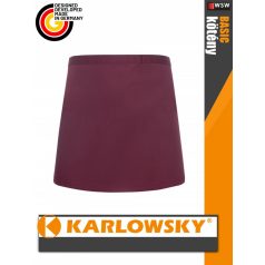  Karlowsky BASIC BORDEAUX kevertszálas 70X55 cm kötény - munkaruha