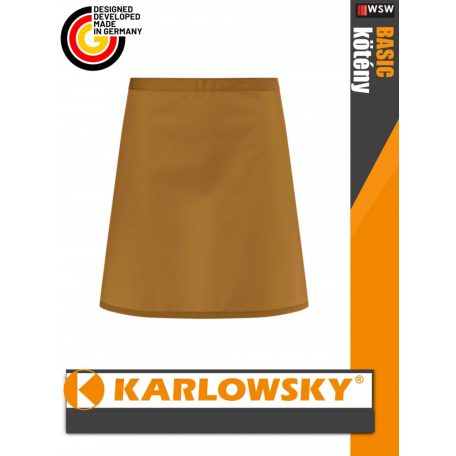 Karlowsky BASIC MUSTARD kevertszálas 70X55 cm kötény - munkaruha