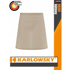   Karlowsky BASIC SAND kevertszálas 70X55 cm kötény - munkaruha