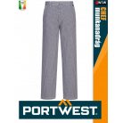 Portwest HORECA WHITEBLUE BARNET séfnadrág - munkaruha