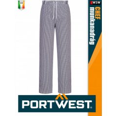 Portwest HORECA WHITEBLUE BROMLEY séfnadrág - munkaruha