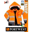 Portwest TRAFFIC jólláthatósági bomber kabát - 3in1