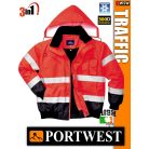 Portwest TRAFFIC jólláthatósági bomber kabát - 3in1