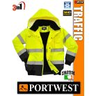 Portwest TRAFFIC jólláthatósági bomber kabát - 3in1