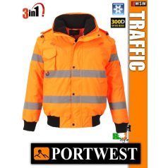 Portwest TRAFFIC jólláthatósági bomber kabát - 3in1
