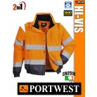 Portwest HI-VIS jólláthatósági bélelt kabát - 2in1