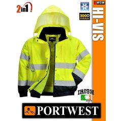 Portwest HI-VIS jólláthatósági bélelt kabát - 2in1
