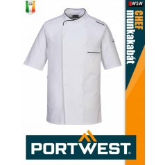   Portwest HORECA WHITE SURREY rövidujjú séfkabát - munkaruha