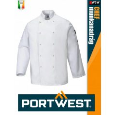   Portwest HORECA WHITE CUMBRIA hosszúujjú séfkabát - munkaruha