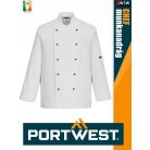 Portwest HORECA WHITE SOMMERSET hosszúujjú séfkabát - munkaruha