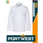 Portwest HORECA WHITE SURREY hosszúujjú séfkabát - munkaruha