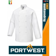   Portwest HORECA WHITE SUSSEX hosszúujjú séfkabát - munkaruha