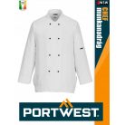 Portwest HORECA WHITE RACHEL női hosszúujjú séfkabát - munkaruha
