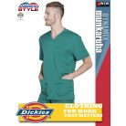 Dickies DYNAMIX HUNTERGREEN férfi rugalmas egészségügyi technikai felső - munkaruha