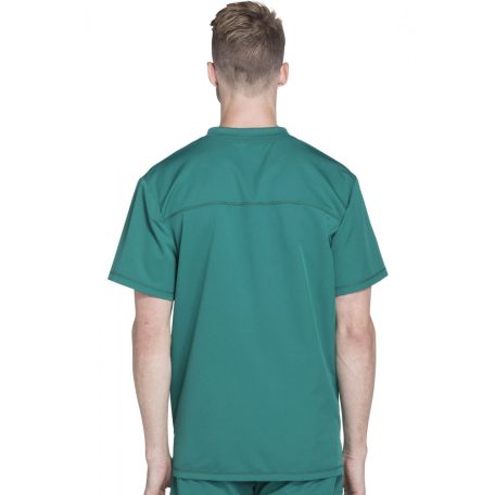 Dickies DYNAMIX HUNTERGREEN férfi rugalmas egészségügyi technikai felső - munkaruha