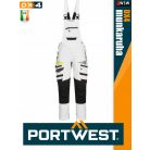 Portwest DX4 WHITE prémium kantáros munkanadrág - munkaruha