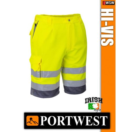 Portwest HI-VIS jólláthatósági rövidnadrág - munkaruha