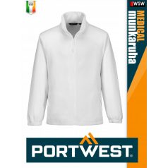 Portwest MEDICAL WHITE ARAN férfi polár kabát - munkaruha