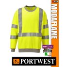 Portwest MODAFLAME Hi-Vis lángálló antisztatikus pulóver - munkaruha