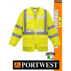   Portwest HI-VIS foszforeszkáló jólláthatósági kabát - munkaruha