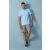 Gildan PREMIUM Cotton V-nyakú gyapjú férfi póló