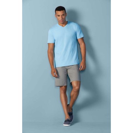 Gildan PREMIUM Cotton v-nyakú gyapjú férfi póló