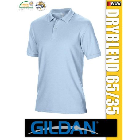 Gildan DRYBLEND kevertszálas rövidujjú férfi galléros póló