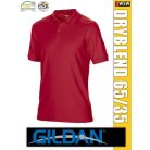 Gildan DRYBLEND kevertszálas rövidujjú férfi galléros póló