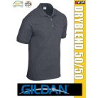 Gildan DRYBLEND kevertszálas rövidujjú férfi galléros póló