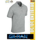 Gildan DRYBLEND kevertszálas rövidujjú férfi galléros póló