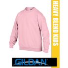 Gildan Heavy Blend Crewneck hosszúujjú gyerek unisex pulóver